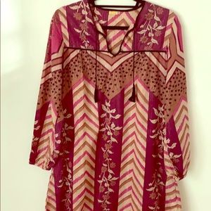 Lovely cotton mid length Matta dress